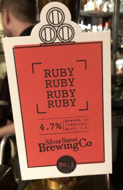 Ruby Ruby Ruby Ruby 4.7%, Silver Street Brewing Co, England