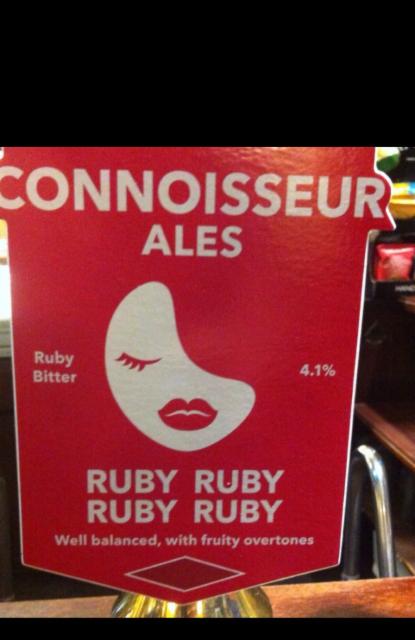 Ruby Ruby Ruby Ruby 4.1%, Connoisseur Ales, England