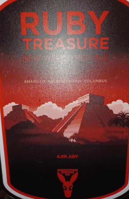 Ruby treasure 4.8%, Donkeystone Brewing Co., England