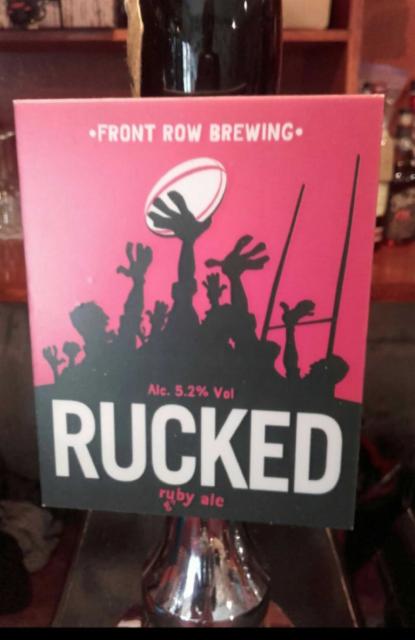 Rucked 5.2%, Front Row Brewing, England