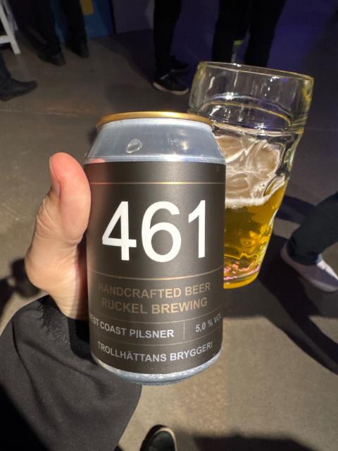 Ruckel brewing 461 west coast Pilsner 5.0%, Ruckel Brewing, Sweden