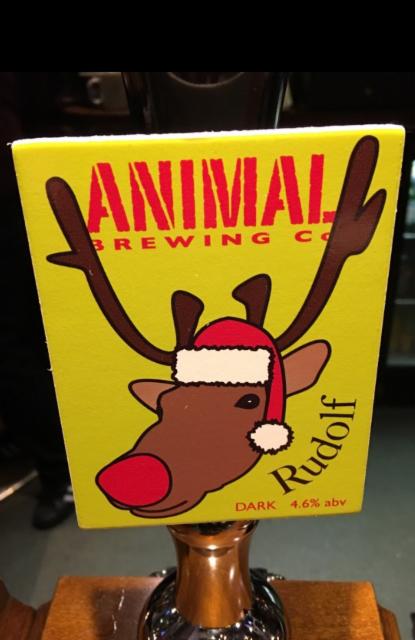 Rudolf 4.6%, Animal Brewing Co., England