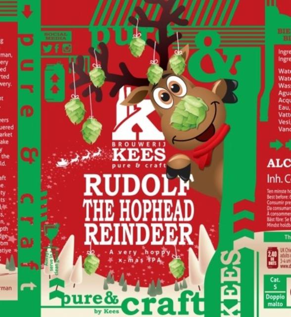 Rudolph The Hophead Reindeer 7.3%, Brouwerij Kees, Netherlands