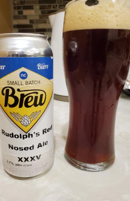 Rudolph's Red Nosed Ale XXXV 5.7%, Niagara College Teaching Brewery, Canada