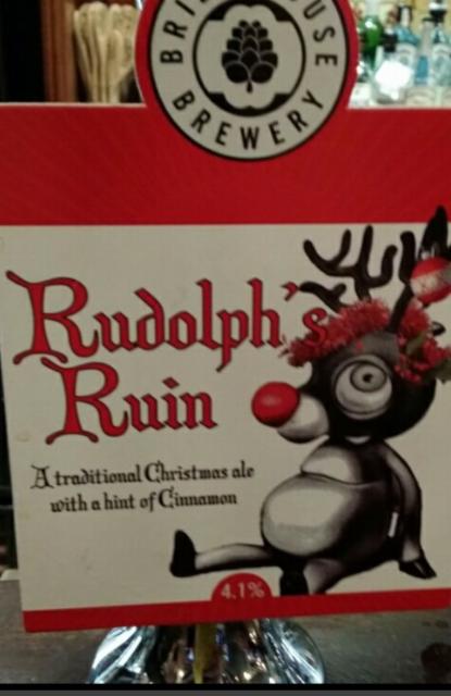 Rudolph's Ruin 4.1%, Bridgehouse Brewery, England