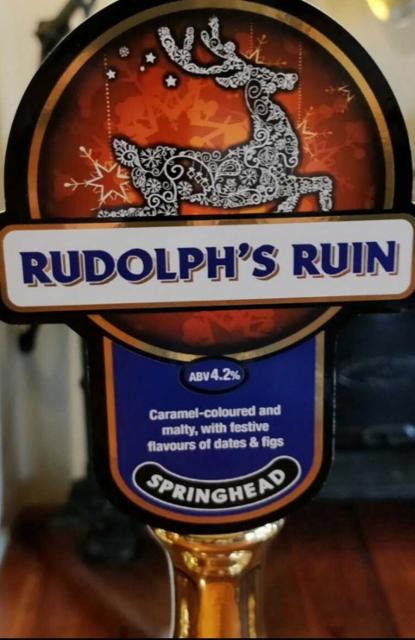 Rudolph's Ruin 4.2%, Springhead Fine Ales, England