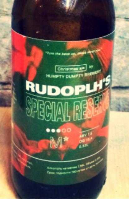 Rudolph's Special Reserve 7.5%, Humpty Dumpty Brewery, England