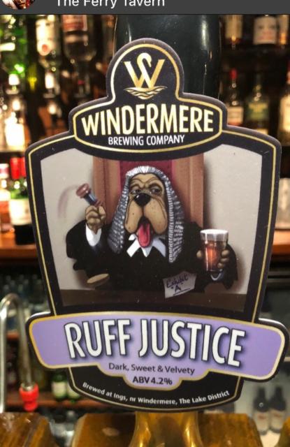 Ruff Justice 4.2%, Windermere Brewing Company, England