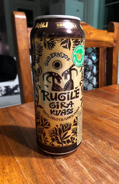 Rugilė Gira Kvass 0.0%, Gubernija Brewery, Lithuania