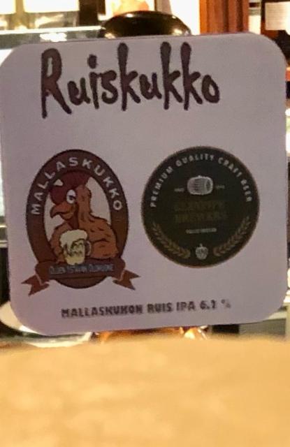Ruiskukko 6.2%, Glenpipe Brewers (Restile Oy), Finland