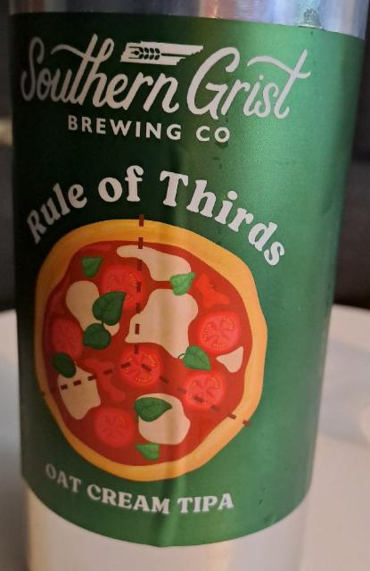 rule of thirds 10.1%, Southern Grist Brewing Company, United States