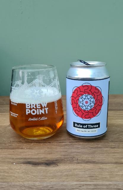 Rule of Three Brewpoint 5.2%, Brewpoint Brewery (Wells & Co), England