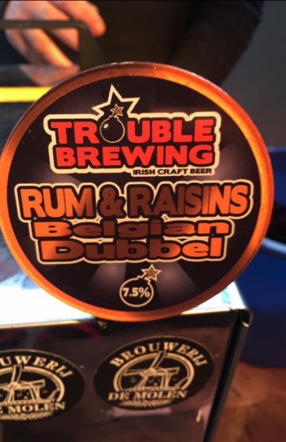 Rum & Raisins 7.5%, Trouble Brewing, Ireland
