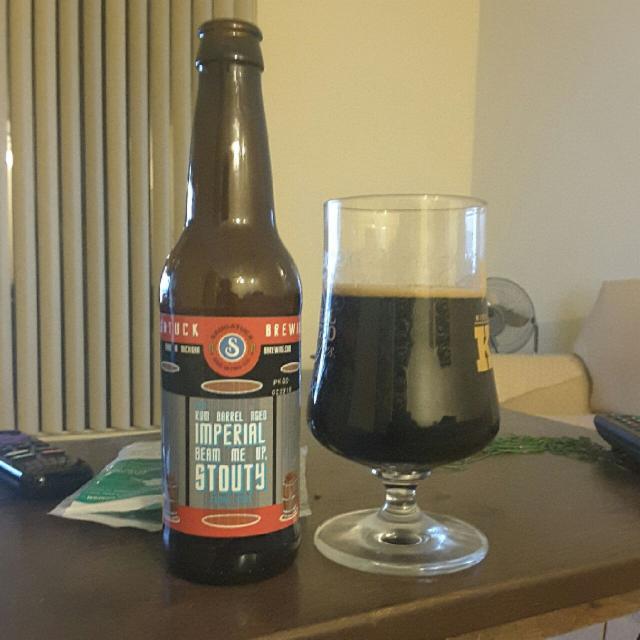 Rum Barrel Aged Imperial Beam Me Up, Stouty 9.0%, Saugatuck Brewing Co., United States