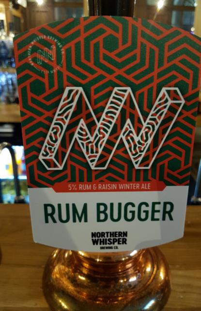 Rum Bugger 5.0%, Northern Whisper Brewing Co. Ltd, England