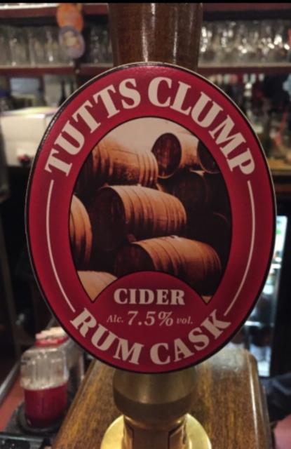 Rum Cask Cider 7.5%, Tutts Clump, England
