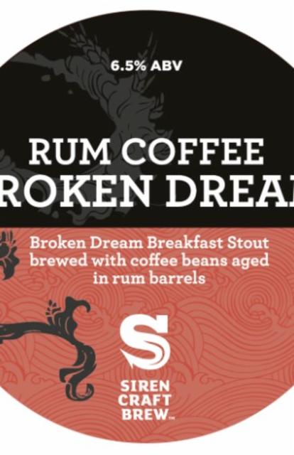 Rum Coffee Broken Dream 6.5%, Siren Craft Brew, England