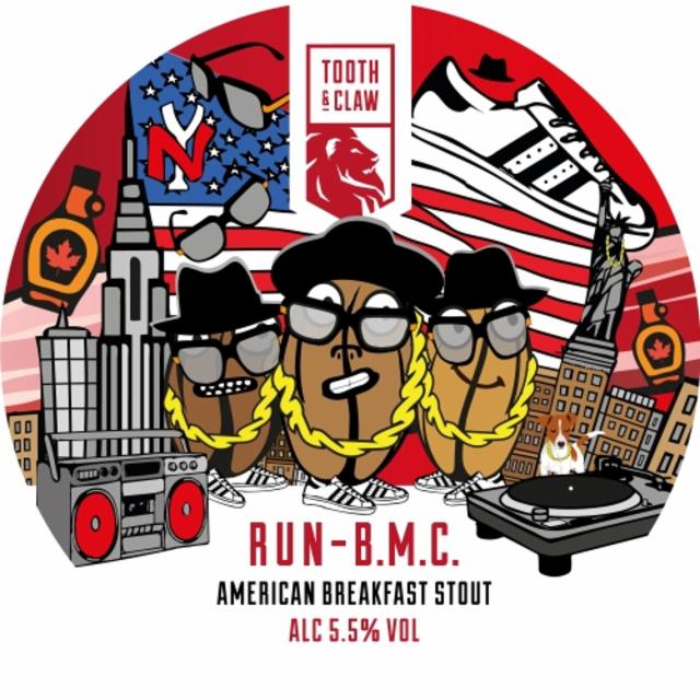 Run - B.M.C. 5.5%, Tooth & Claw Brewing, England