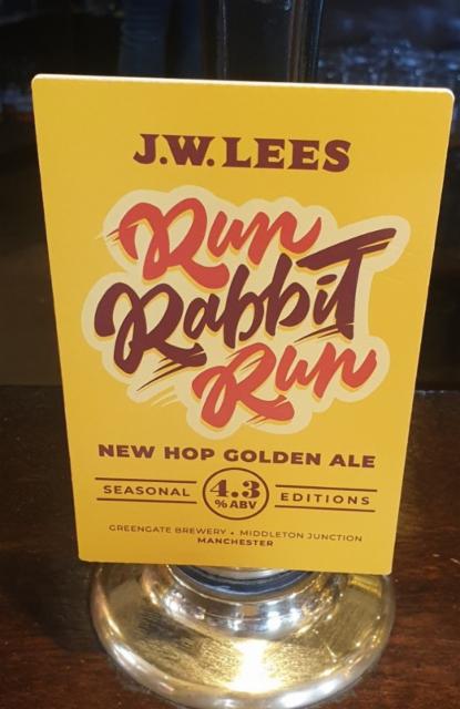 Run Rabbit Run 4.3%, J.W. Lees Brewery, England