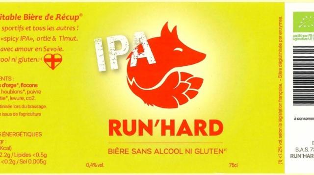 Run'hard IPA 0.5%, BAS - Brasserie Artisanale De Sabaudia, France