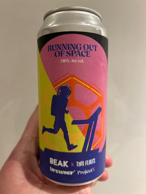 Running Out Of Space 8.0%, Beak Brewery, England