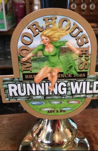 Running Wild 3.9%, Moorhouse's Brewery, England