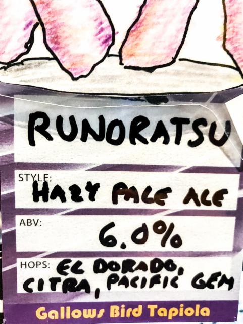 Runoratsu 6.0%, Brew-Pub Gallows Bird, Finland