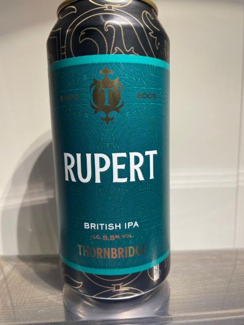 Rupert British IPA 5.5%, Thornbridge Brewery, England