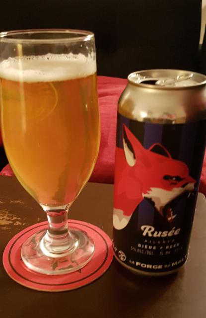 Rusée 5.0%, La Forge du Malt - Microbrasserie, Canada