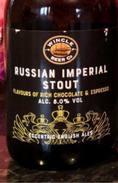 Russian Imperial Stout 8.0%, Wincle Beer, England