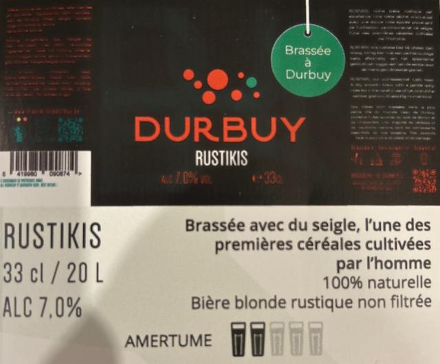 Rustikis 7.0%, Brasserie de Durbuy, Belgium