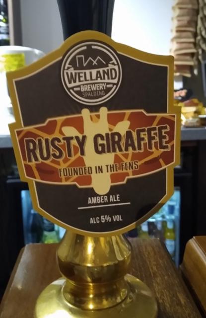 Rusty Giraffe 5.0%, Welland Brewery Ltd, England