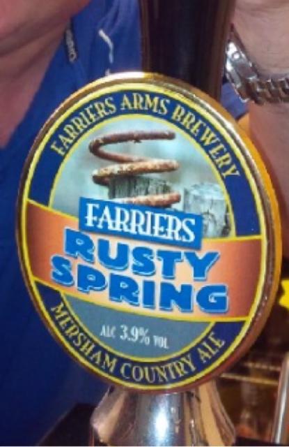 Rusty Spring 3.9%, Farriers Arms Brewery, England