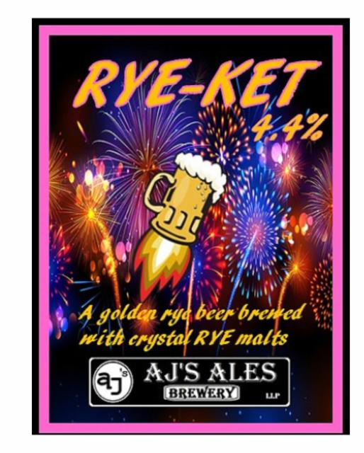 Rye-Ket 4.4%, AJ's Ales, England