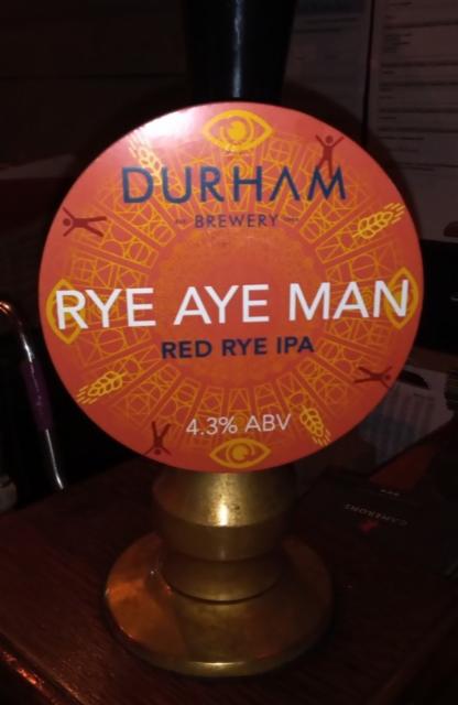 Rye Aye Man 4.3%, The Durham Brewery, England