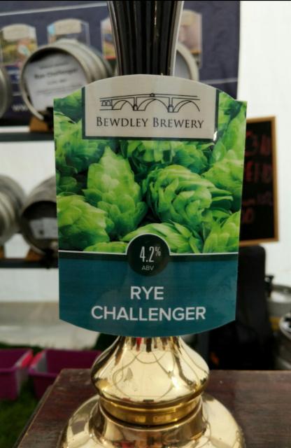 Rye Challenger 4.2%, Bewdley Brewery, England