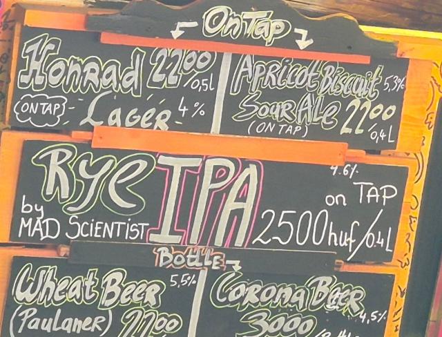 Rye IPA 4.6%, Mad Scientist, Hungary