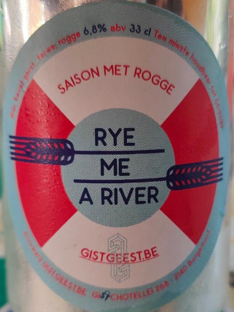 Rye Me A River 6.8%, Gistgeest, Belgium
