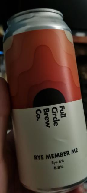 Rye Member Me 6.8%, Full Circle Brew Co., England