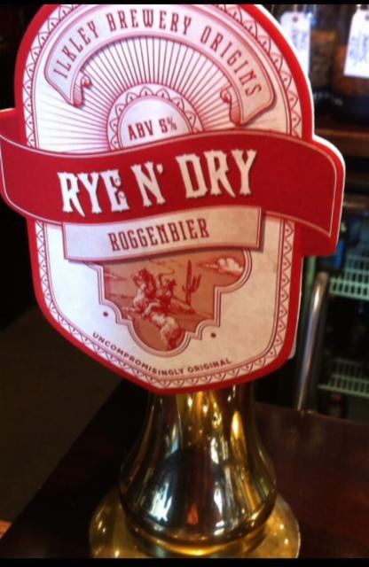 Rye N' Dry 5.0%, The Ilkley Brewery, England