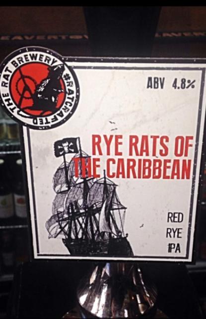 Rye Rats Of The Caribbean 4.8%, The Rat Brewery, England