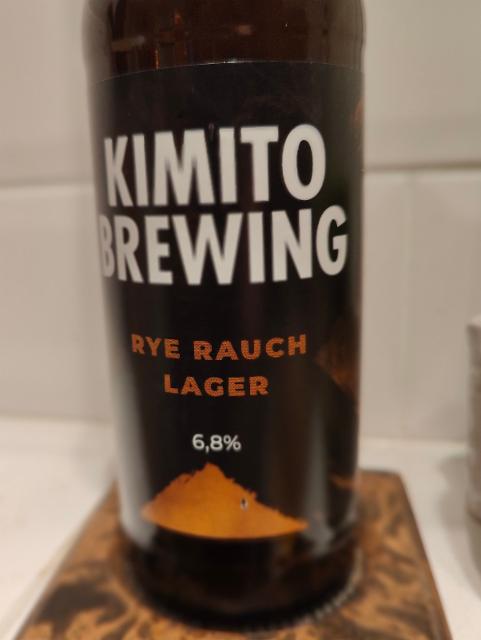 Rye Rauch Lager 6.8%, Kimito Brewing, Finland