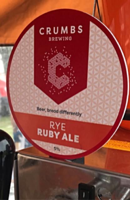 Rye Ruby Ale 5.0%, Crumbs Brewing, England