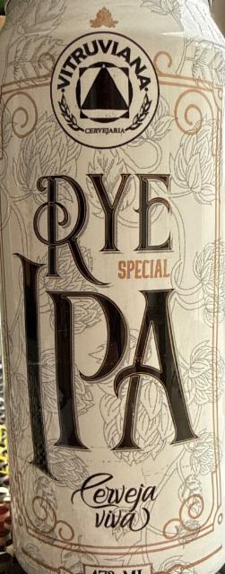 Rye Special IPA 7.0%, Cervejaria Vitruviana, Brazil