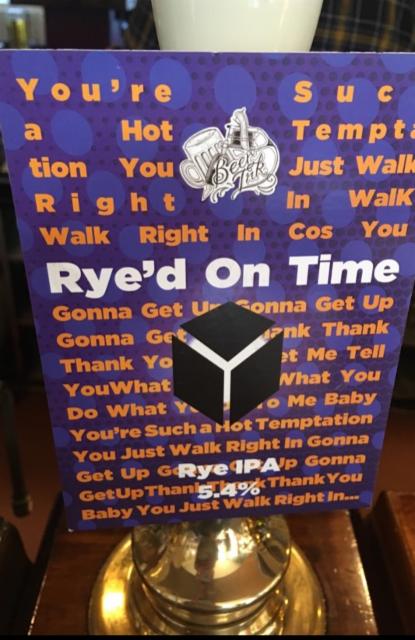 Rye'd On Time 5.4%, The Inkspot Brewery, England