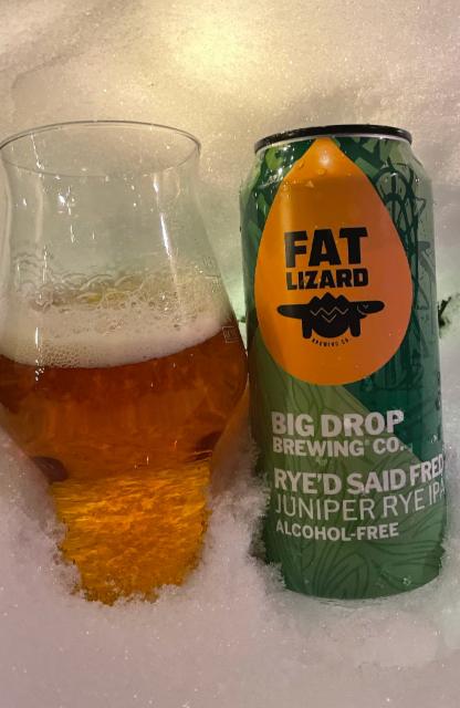 Rye'd Said Fred 0.5%, Big Drop Brewing Co., England