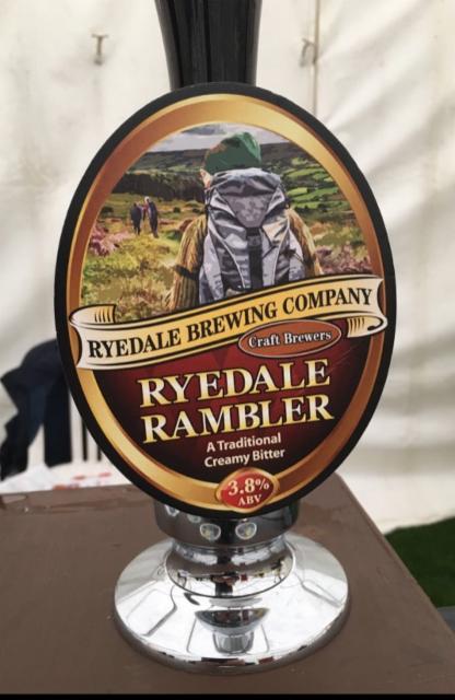 Ryedale Rambler 3.8%, Ryedale Brewing Company, England