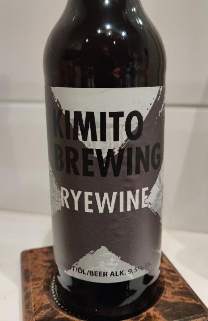 Ryewine 9.5%, Kimito Brewing, Finland