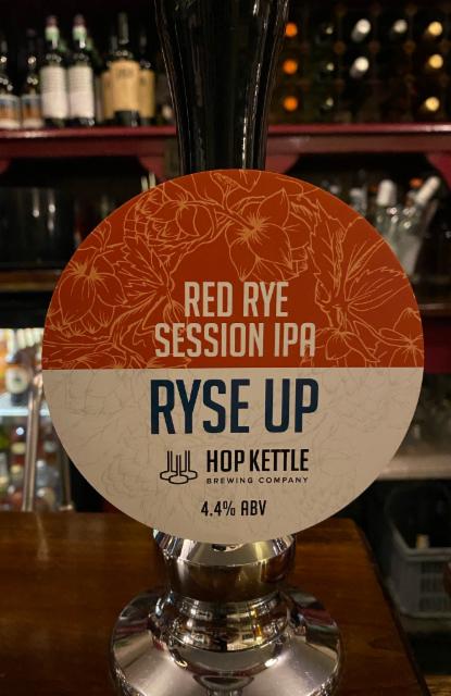 Ryse Up 4.4%, Hop Kettle Brewery, England