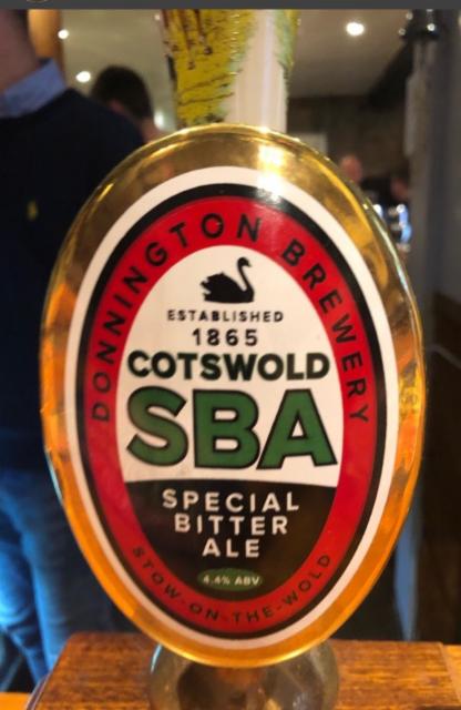 SBA 4.4%, Donnington Brewery, England